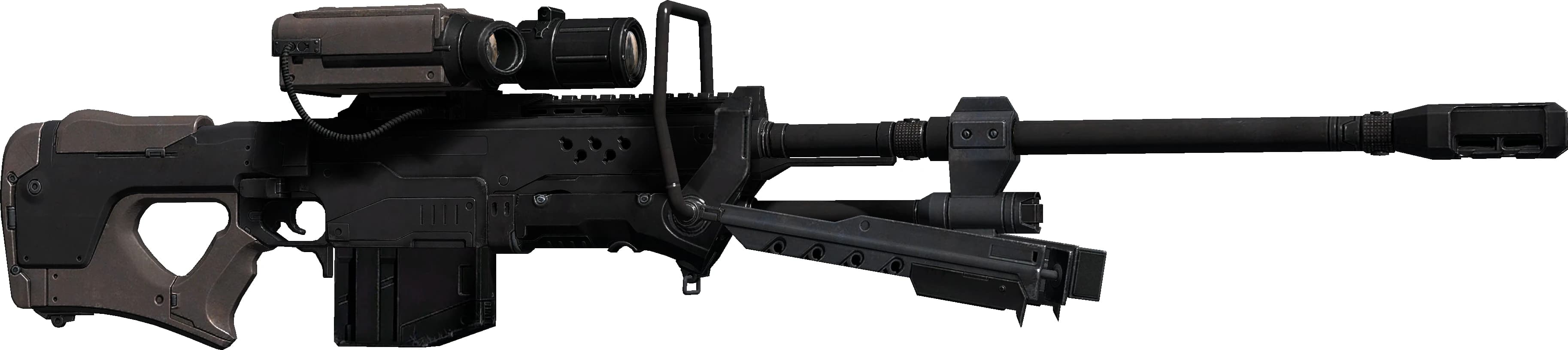 SRS99 Anti-Matériel Rifle — annotated diagram
