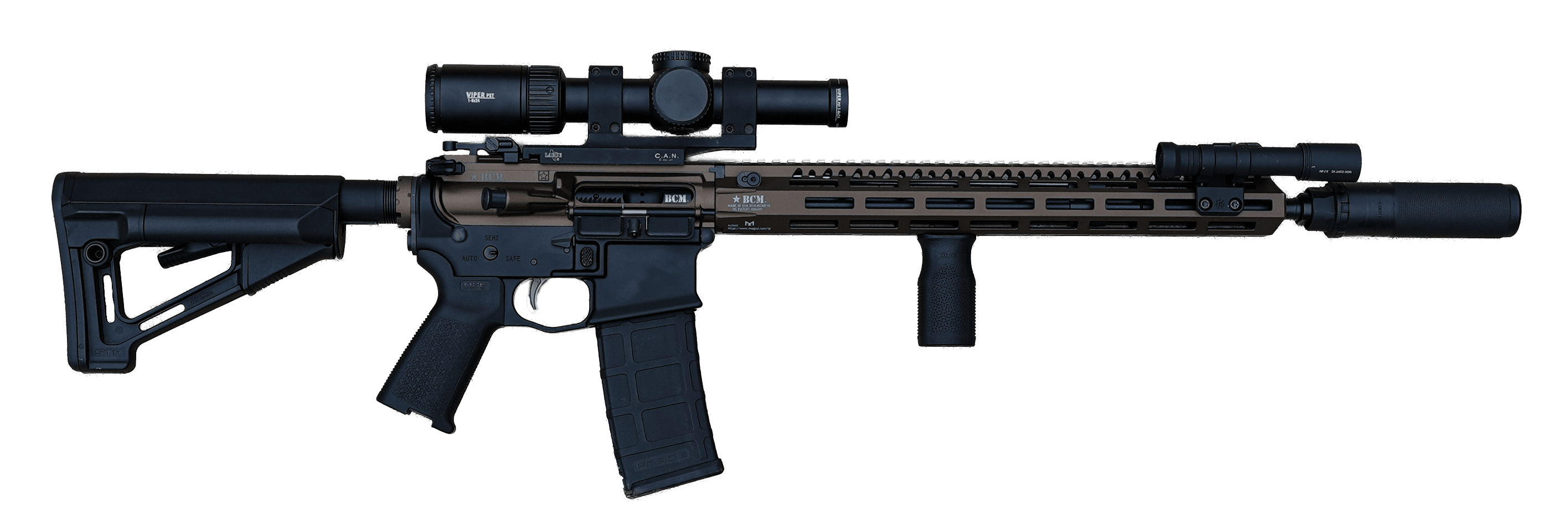 AR-15 5.56 — annotated diagram